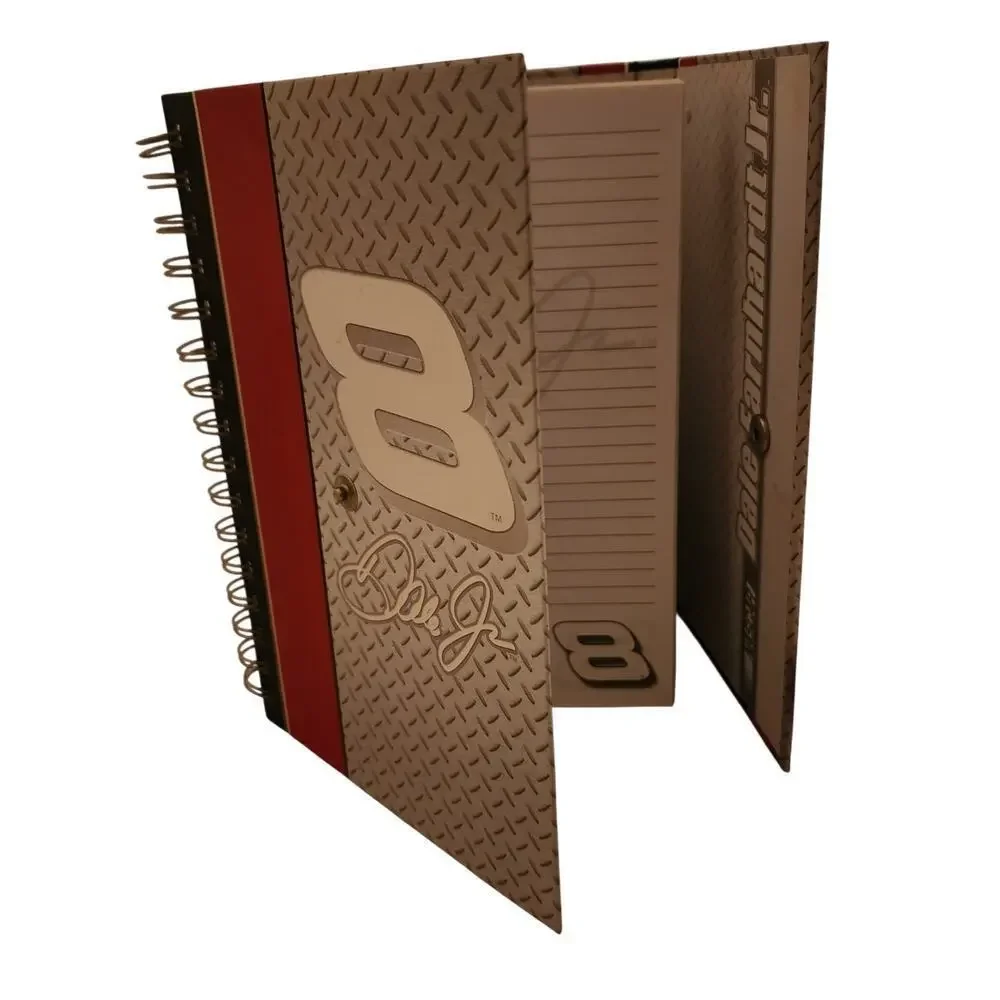 Dale Earnhardt Jr #8 Spiral Notebook Journal with Snap Closure NASCAR Car Racing
